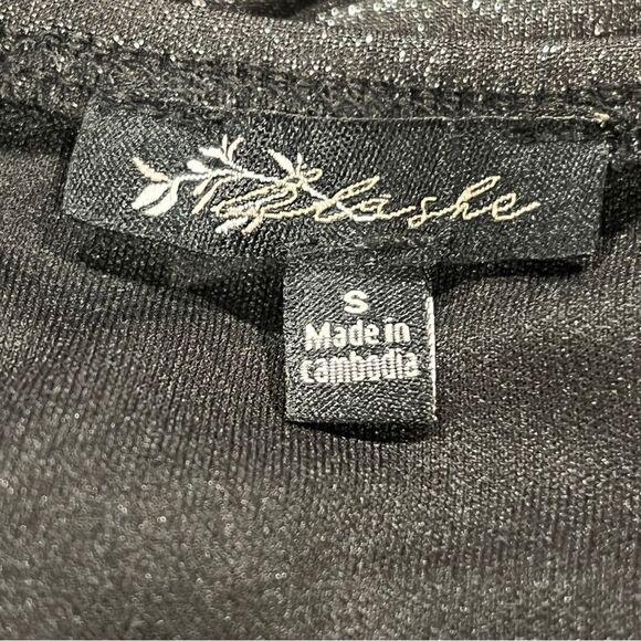 Elegant Black Ruched junior mini Dress size small - Picture 8 of 13